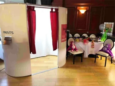 Charlie Brooks Photo Booth White