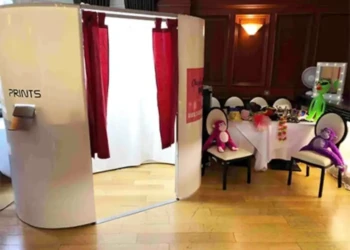 Charlie Brooks Photo Booth White